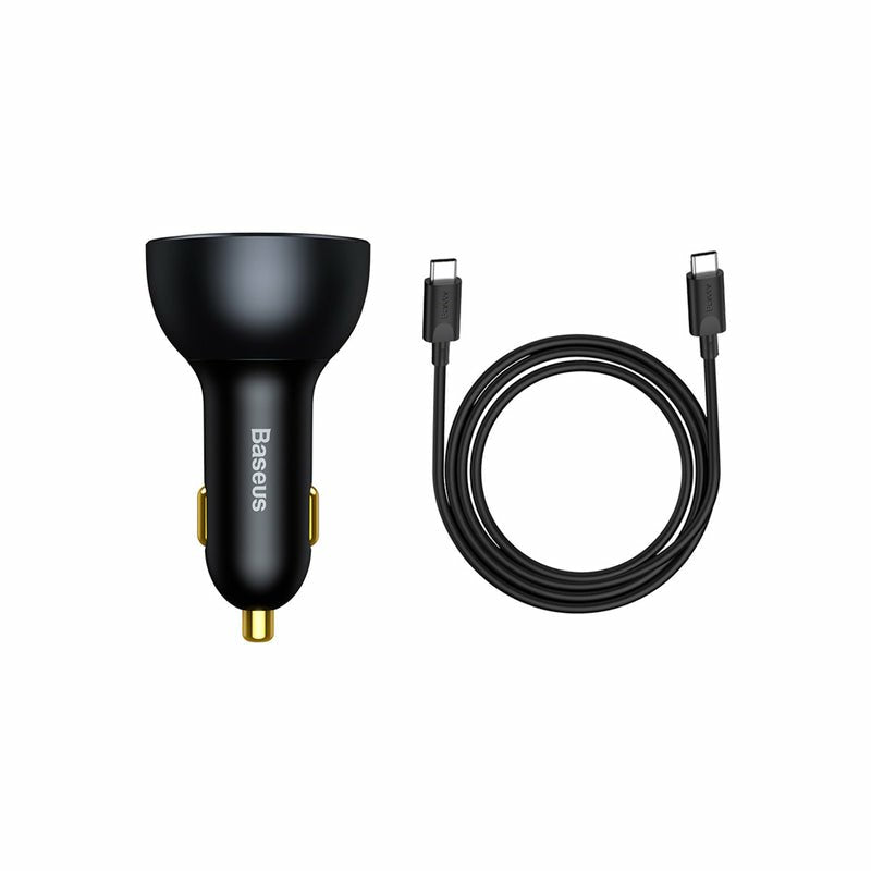 Ladowarka Samochodowa Baseus Qualcomm, Usb, 2x Usb-C, 160w (Szara)