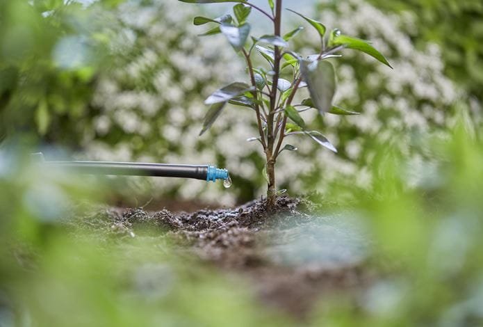 Gotero Terminal Micro-Drip-System Gardena 2 L/H (Turquesa, 25 Piezas, Modelo 2023) 13307-20