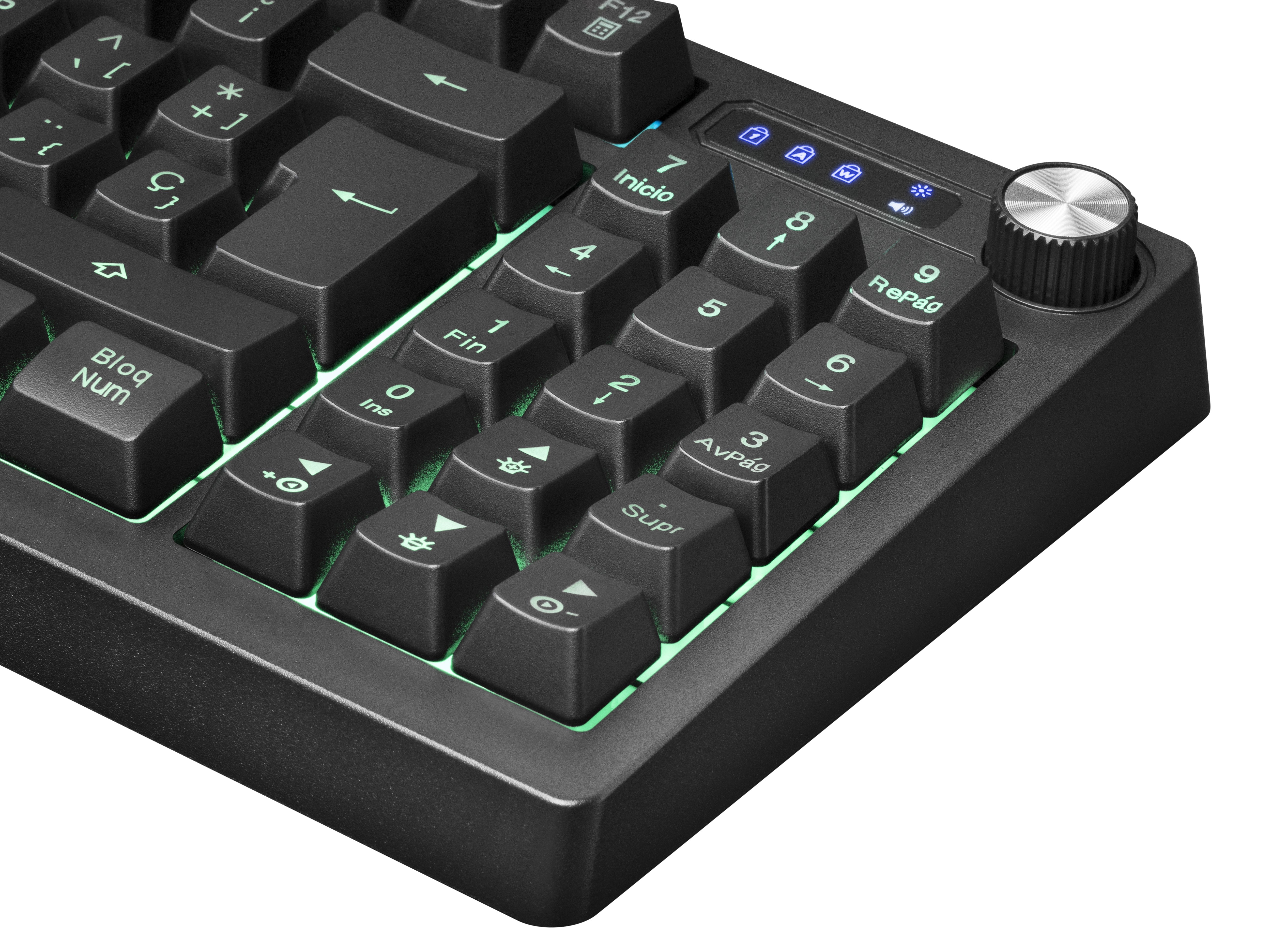 Teclado Gaming Semimecánico Mars Gaming Mkrevo