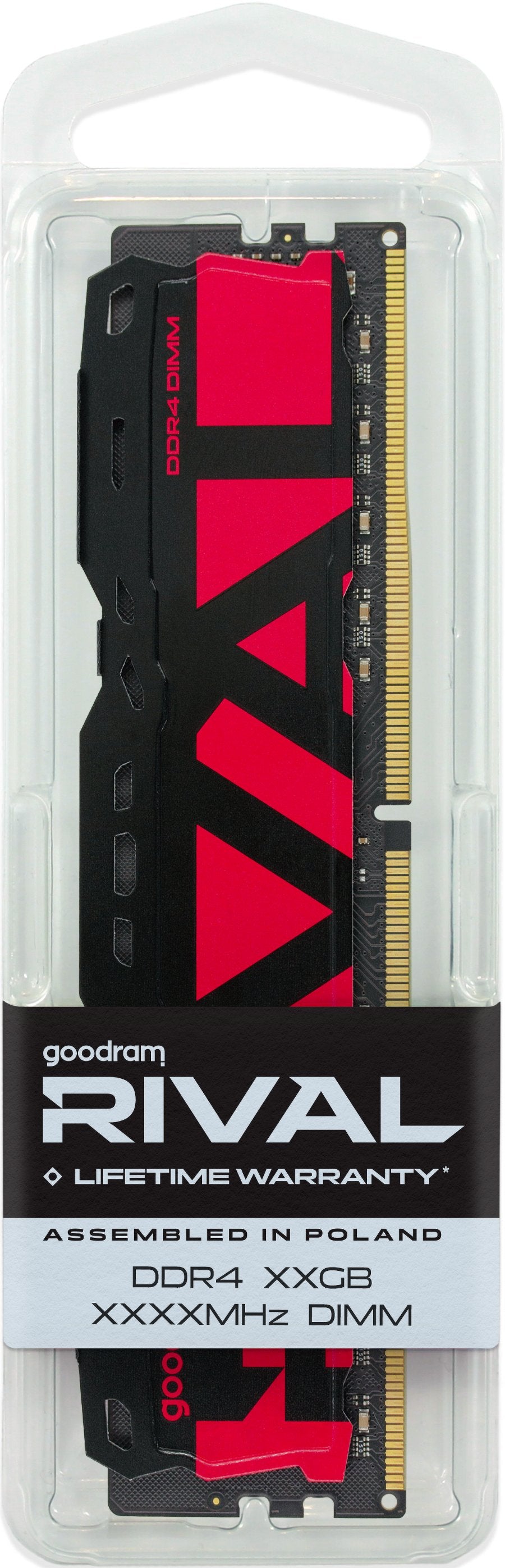 EAN 5908267915240 - Goodram *DDR4 Rival Radiant 64GB (2*32)/3200 CL18 Red módulo de memoria 2 x 32 GB 3200 MT/s 288-pin DIMM imagen 5