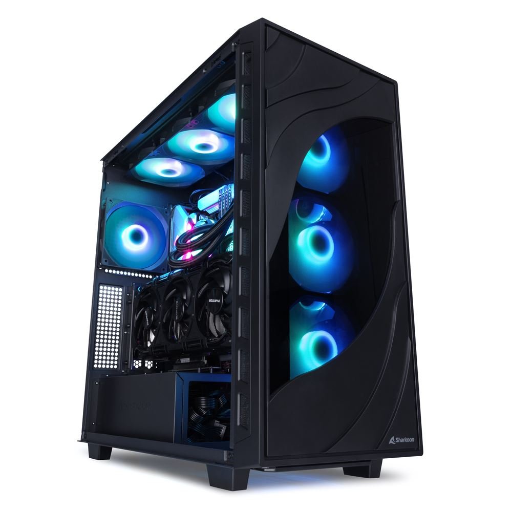 EAN 4044951041145 - Sharkoon REBEL C80M RGB Midi Tower Negro imagen 11
