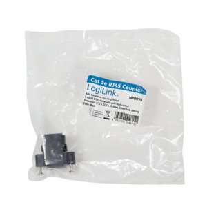 Rj45 Coupler W. Mounting Flange, 2*Rj45 Socket, Cat.5e Utp