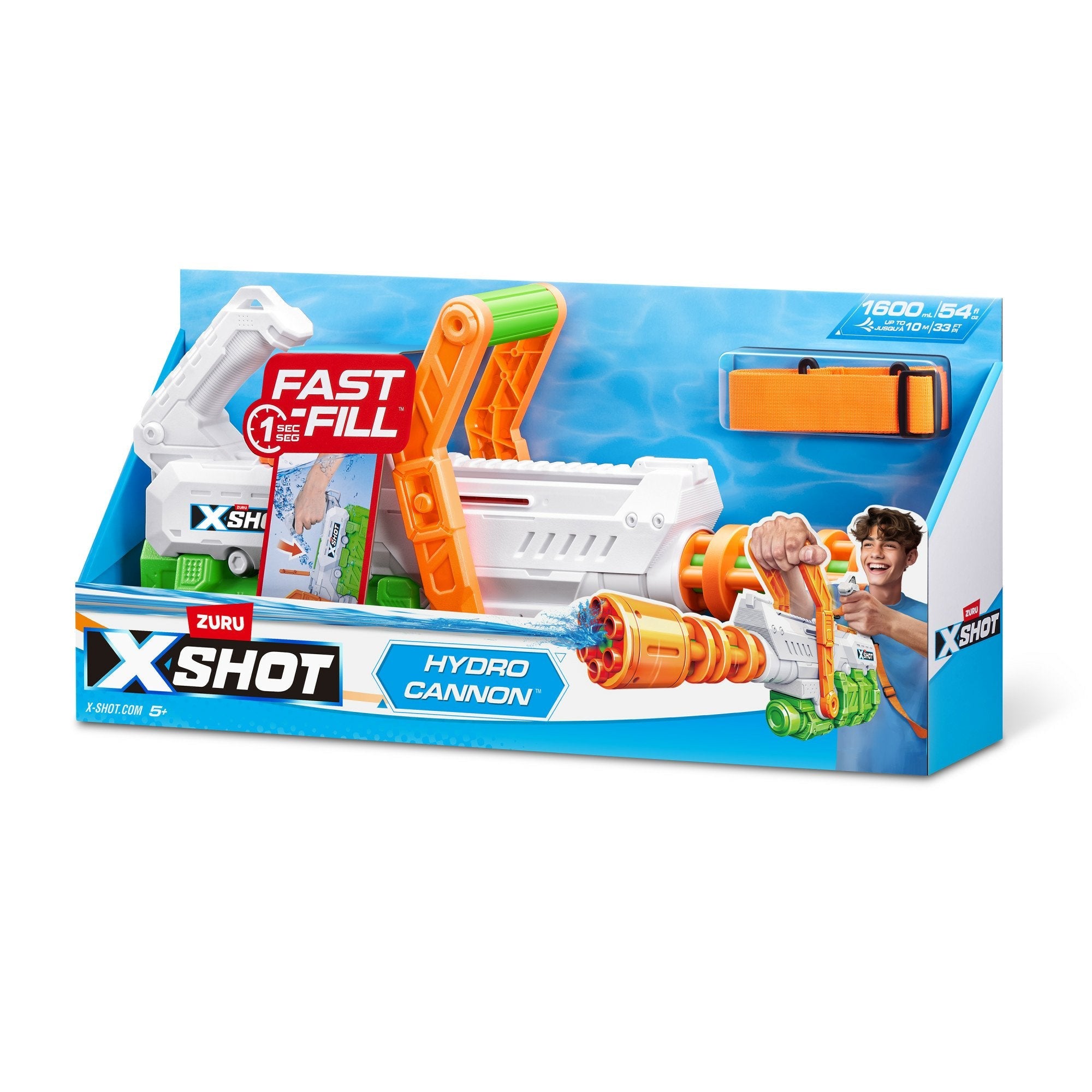 Zuru X-Shot Water - Fast Fill Hydro Cannon Wasserblaster, Pistola De Agua 118112