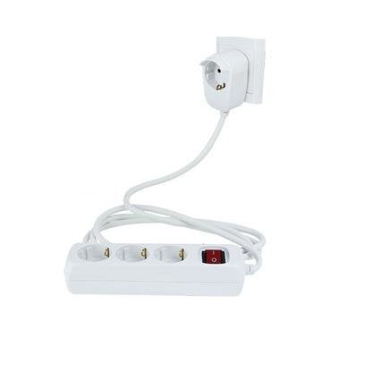 Rev 0012392114 Base Múltiple 2 M 4 Salidas Ac Interior Blanco