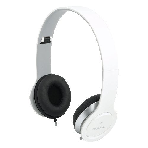 EAN 4052792013870 - LogiLink HS0029 auricular y casco Auriculares Alámbrico Diadema Llamadas/Música Blanco imagen 1
