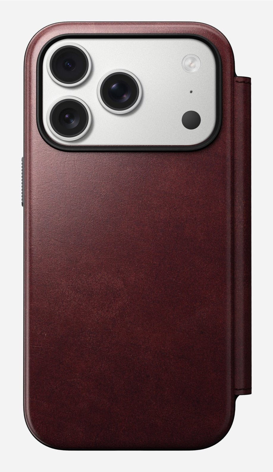 Nomad Modern Leather Folio Iphone 17 Pro Burgundy Horween