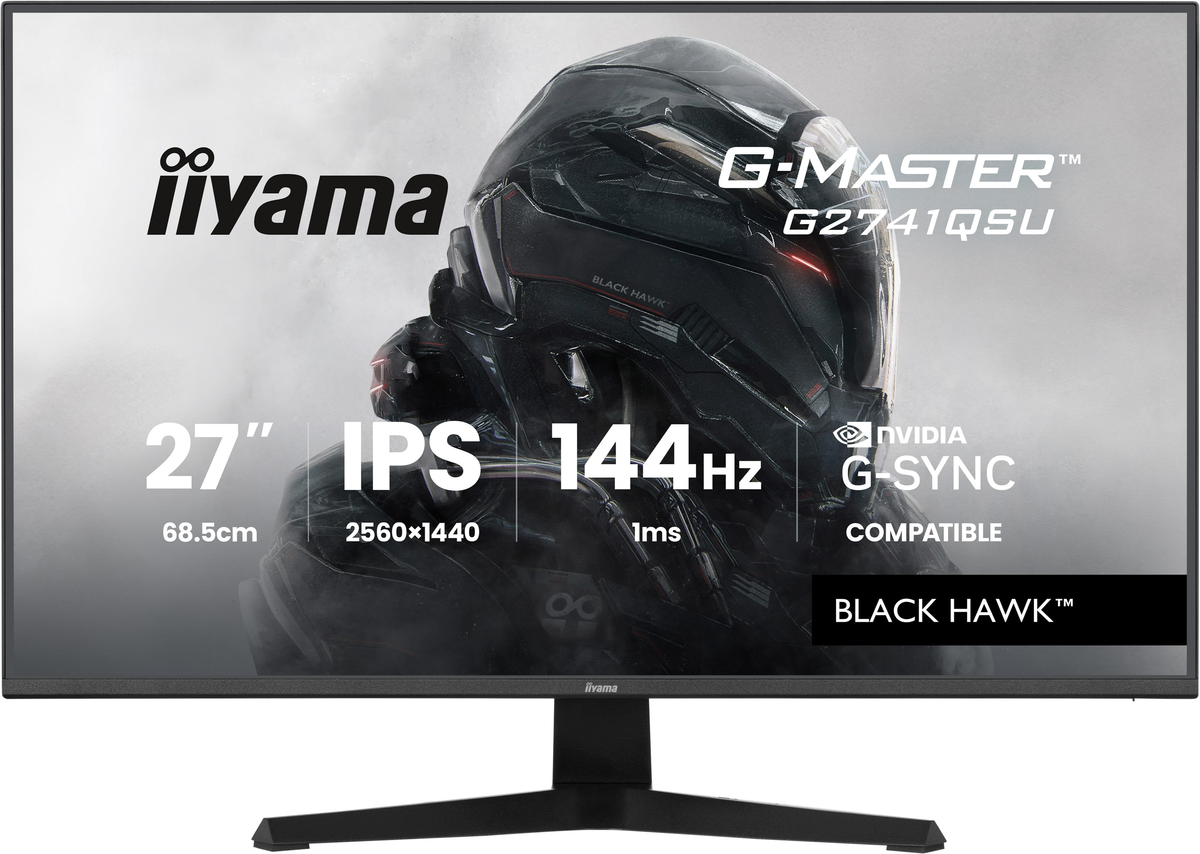 Iiyama 68.6cm 27" G2741qsu-B1 16:9 Hdmi+Dp+2xusb Ips