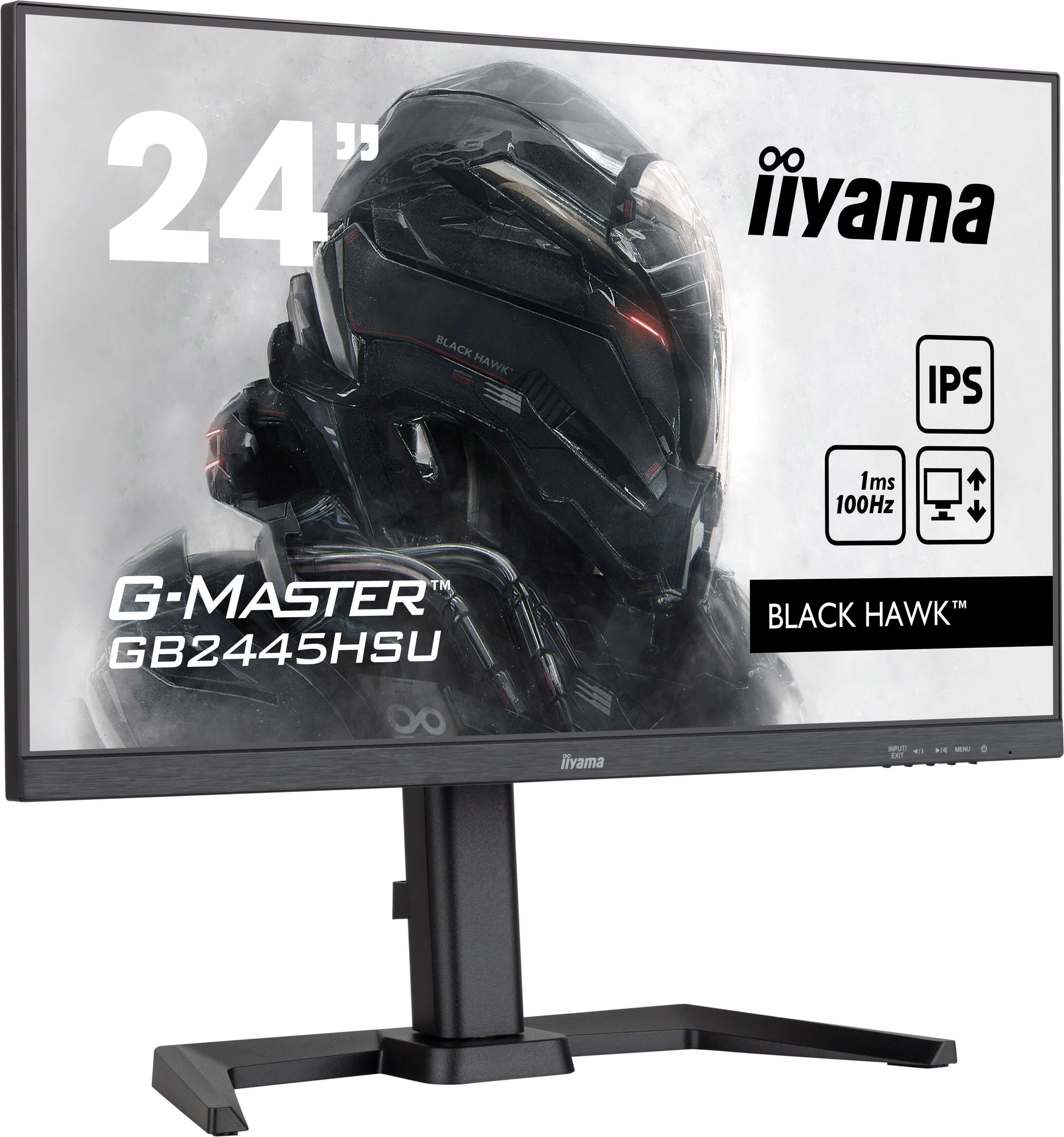 Monitor Gaming Iiyama  24" Gb2445hsu-B2 16:9 Hdmi+Dp+2xusb
