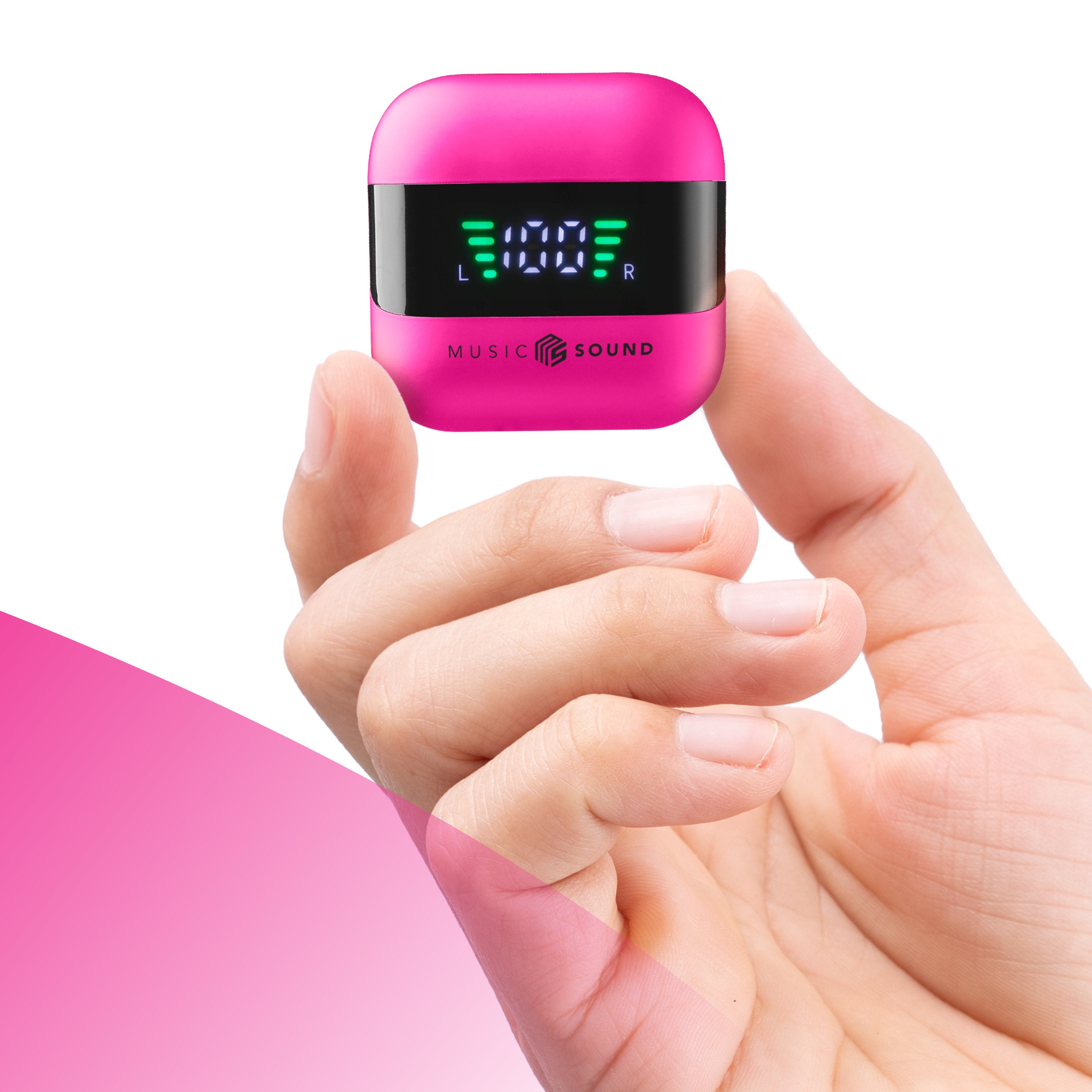 Auriculares Music Sound 8018080488634  Inalámbrico  Bluetooth Rosa