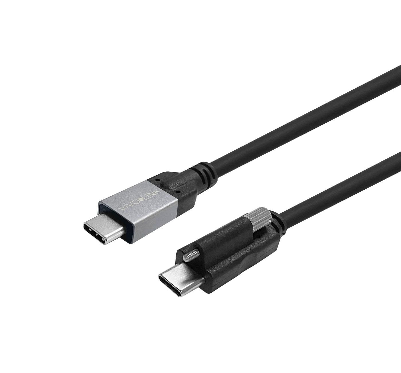 Usb-C Screw To Usb-C Cable 6m  Supports Certified For