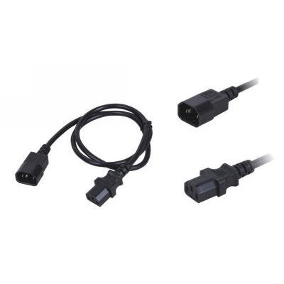 Neklan 1m Power Cable Negro C13 Acoplador C14 Acoplador