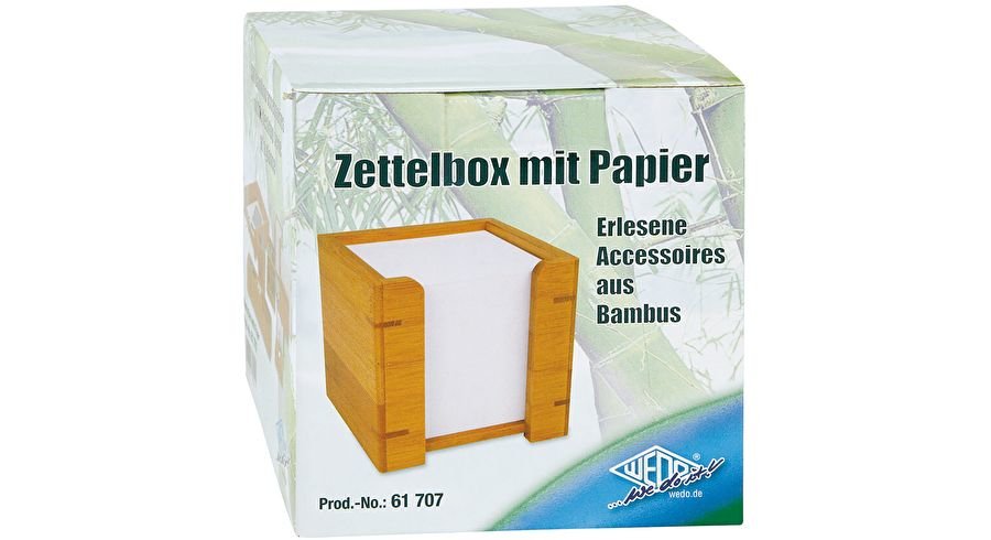 Wedo Zettelbox Bamhs Con Papier