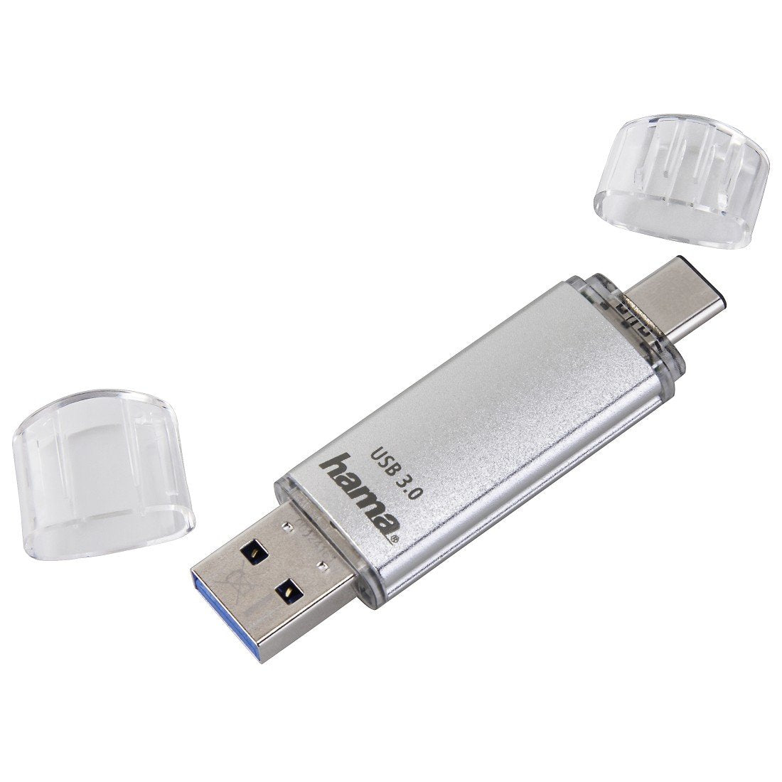 Hama Laeta Memoria Pendrive Usb 3.0 Con Tapa - 32gb De Capacidad - 40mb/S De Transferencia - Funcion Otg - Usb-C -
