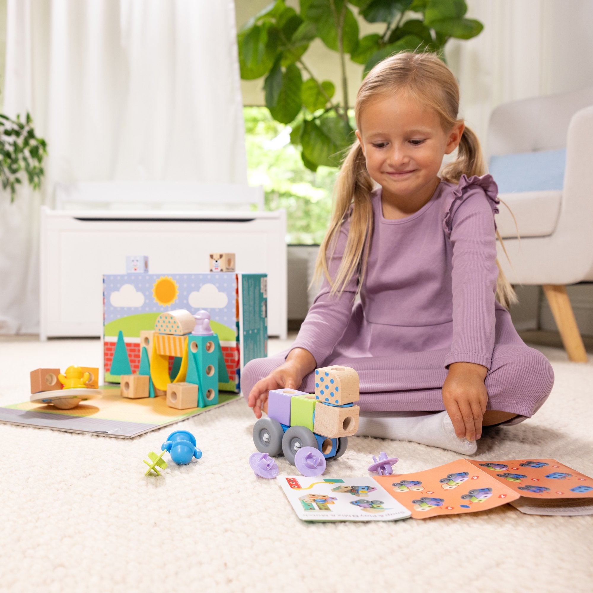 EAN 0681147005525 - Melissa & Doug MDT BBN Blockables Town Pyst GML imagen 3