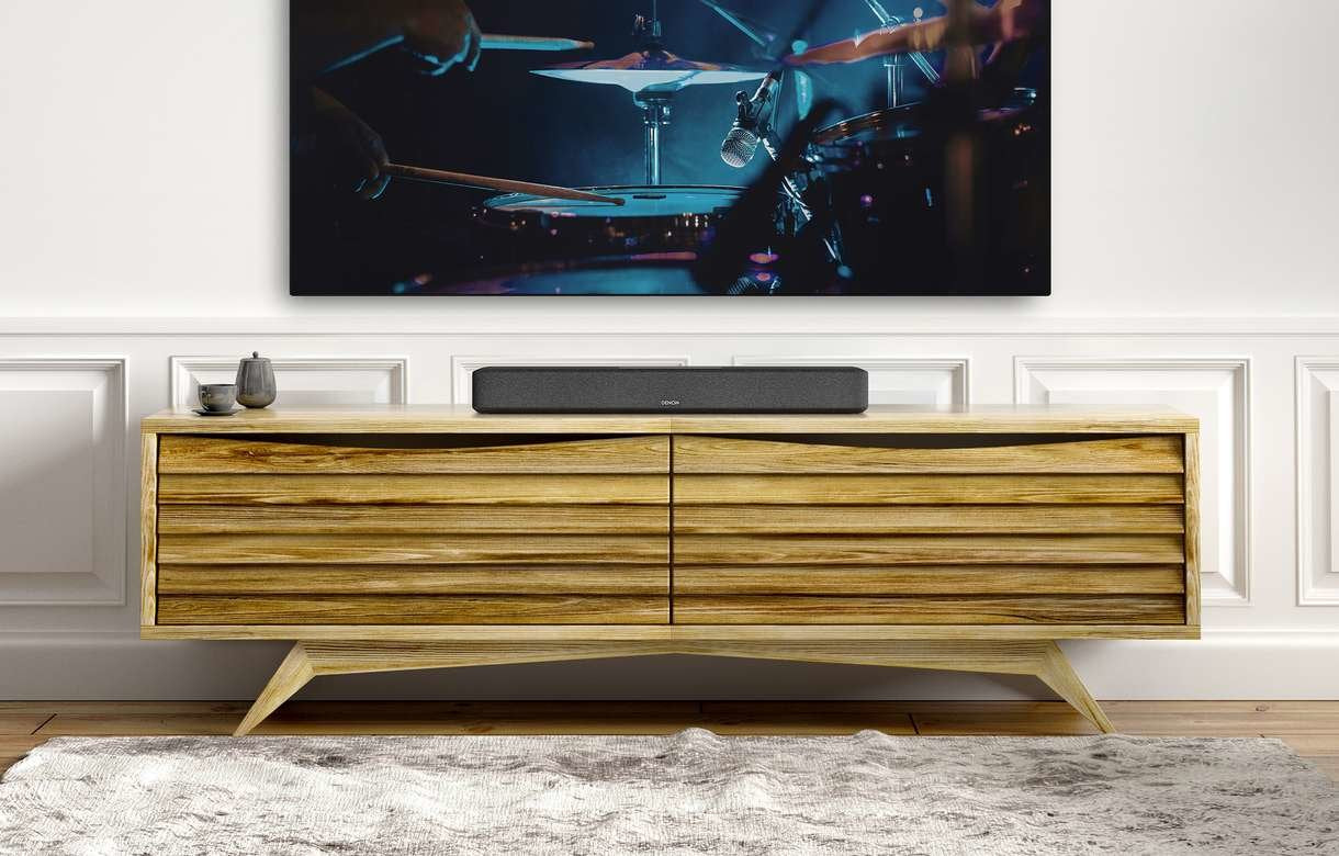 Denon Home 550 Smart Dolby Atmos 3d Dts:X Heos Earc Hdmi Negro - Barra De Sonido