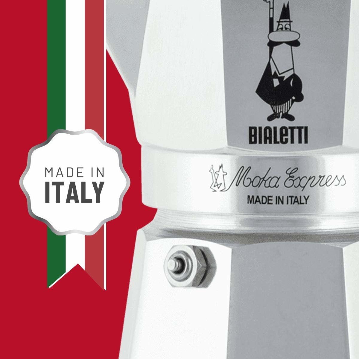Cafetera Italiana Bialetti Moka Express 6 Tazas Inox