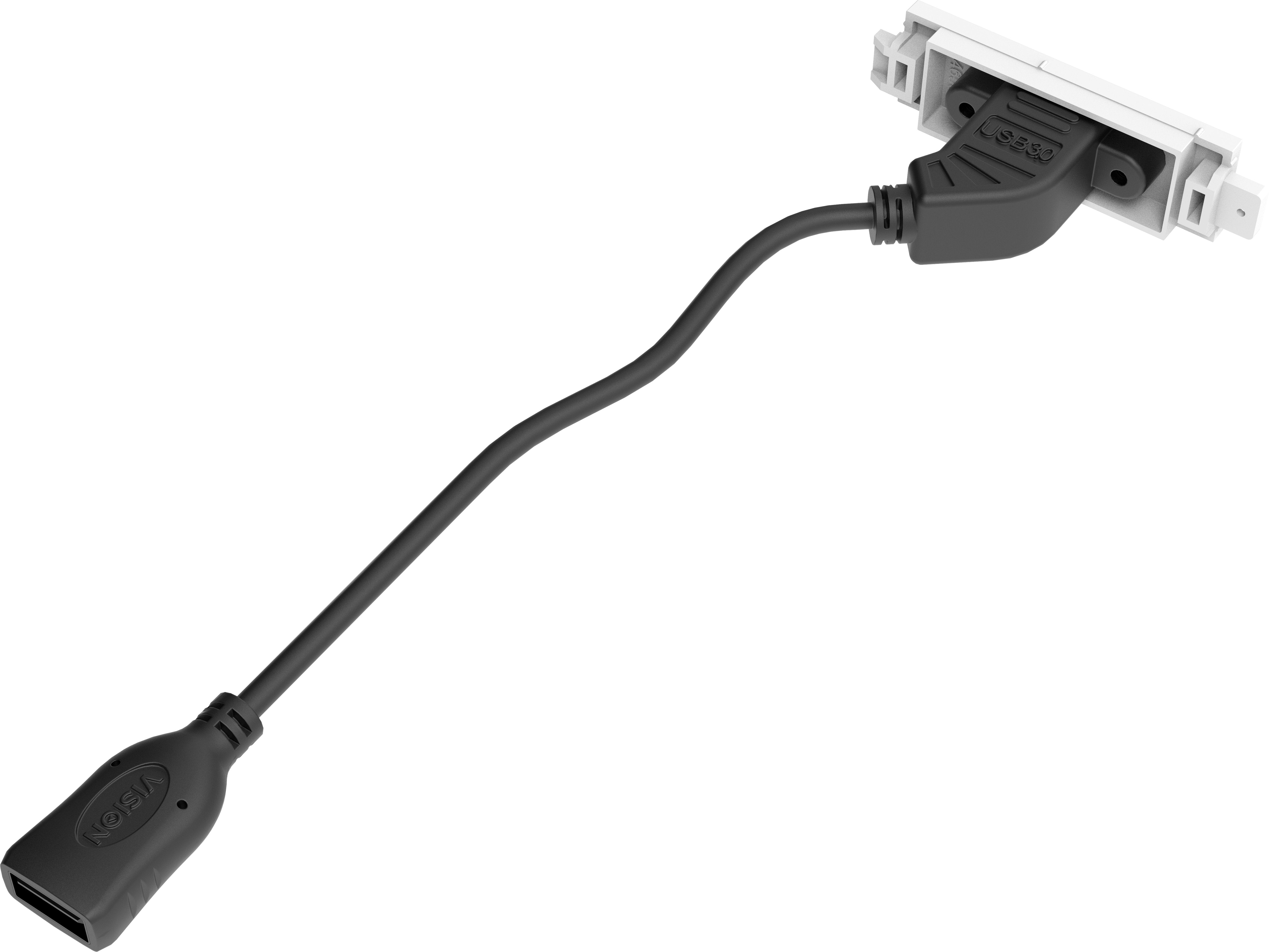 Vision Tc3 Usbb Toma De Corriente Usb Blanco