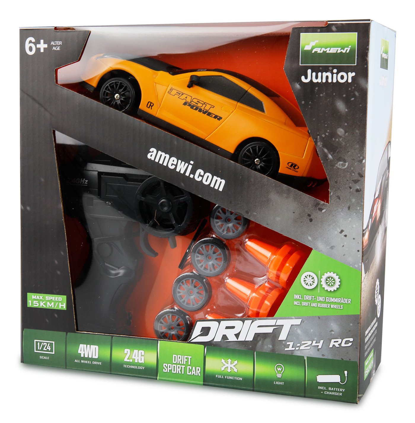 EAN 4262408975793 - Amewi 21106 modelo controlado por radio Coche deportivo Motor eléctrico 1:24 imagen 2