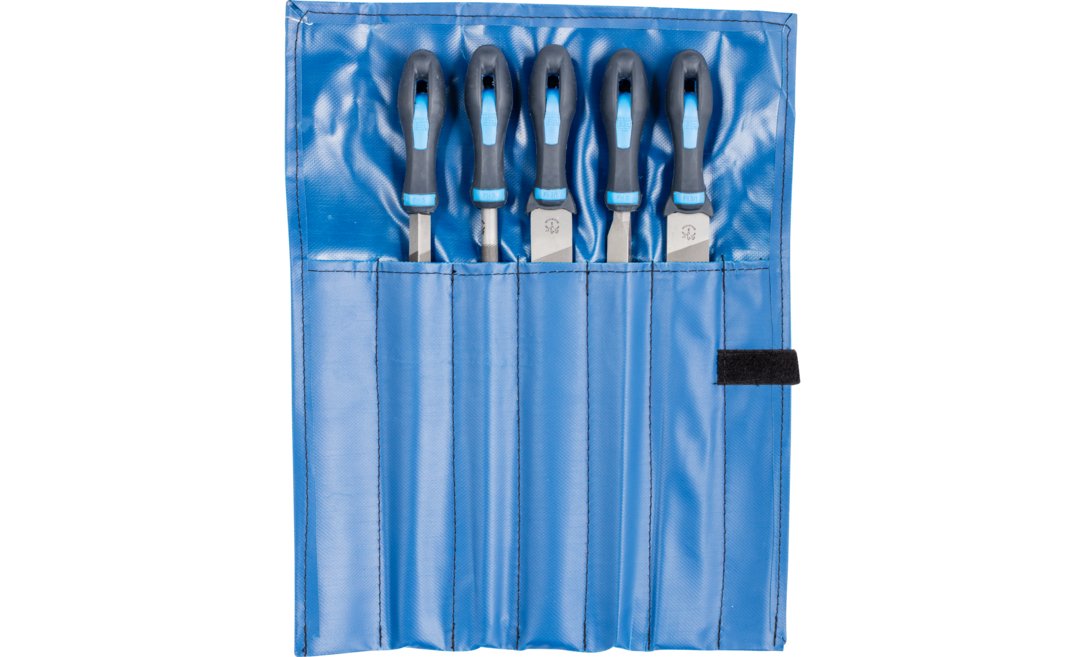 Pferd 11800552 - Werkstattfeilen-Set. In Bolsa Enrollable Hieb