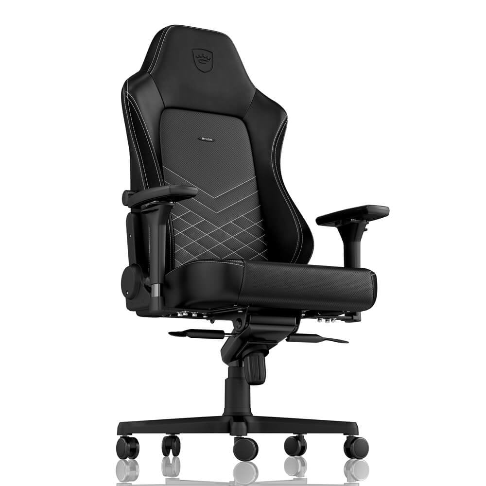 Noblechairs Hero Gaming Silla - Negro Platinweiss