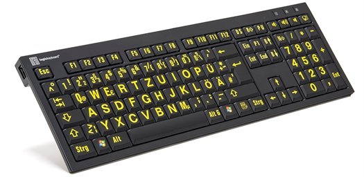 EAN 5707795009595 - Logickeyboard LKB-LPYB-BJPU-DE teclado Oficina USB QWERTZ Alemán Negro imagen 1