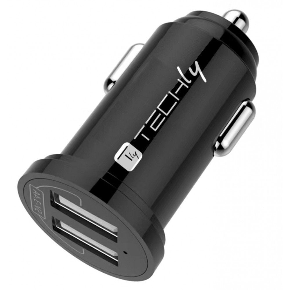 EAN 8059018365429 - Techly IUSB2-CAR5-A48 cargador de dispositivo móvil Universal Negro Encendedor de cigarrillos Auto imagen 1