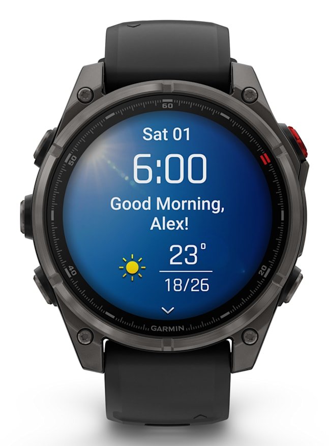 Smartwatch  Garmin Fenix 8 Pro 3,56 Cm (1.4") Amoled 47 Mm Digital 454 X 454 Pixeles Pantalla Táctil Gris Wifi Gps (Satélite)