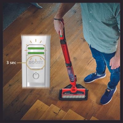 Einhell Cleanexxo, Limpiador De Suelos Duros Rojo, Sin Batería Ni Cargador 3437110