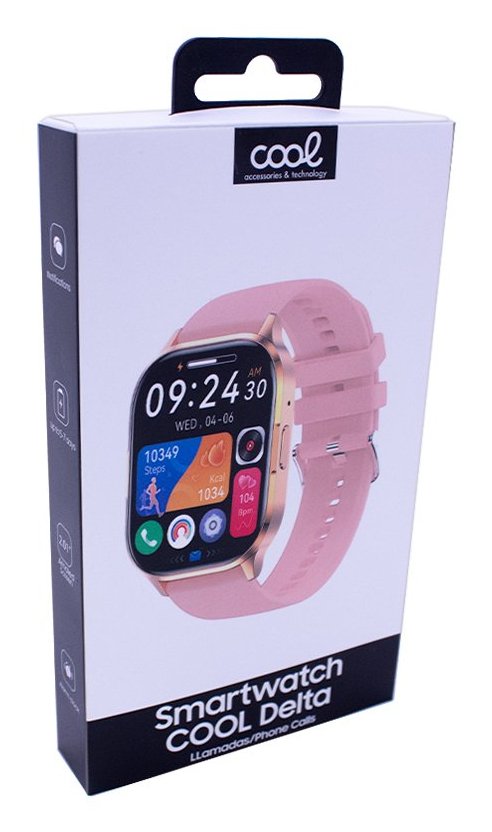 EAN 8434847074894 - COOL Accesorios Delta Silicona Rosa 5,11 cm (2.01") AMOLED 39 mm Digital 240 x 296 Pixeles Pantalla tácti imagen 8
