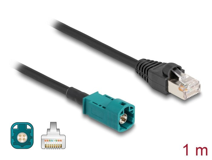 Delock Cable Hsd Z Macho A Rj45 Macho 1 M