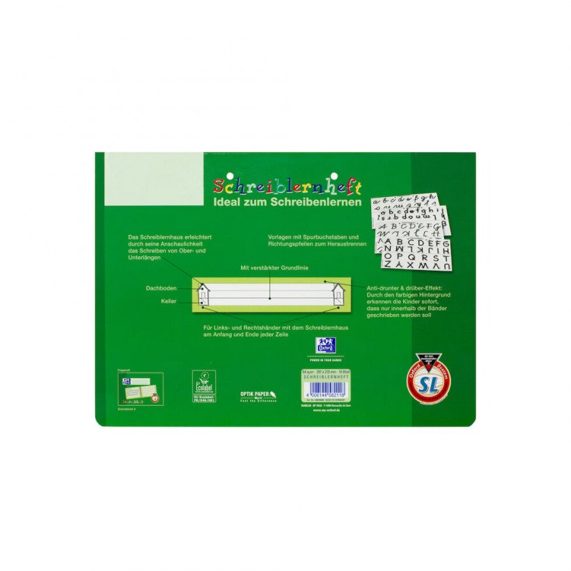 EAN 4006144582118 - Oxford 100050089 cuaderno y block A4 Verde imagen 4