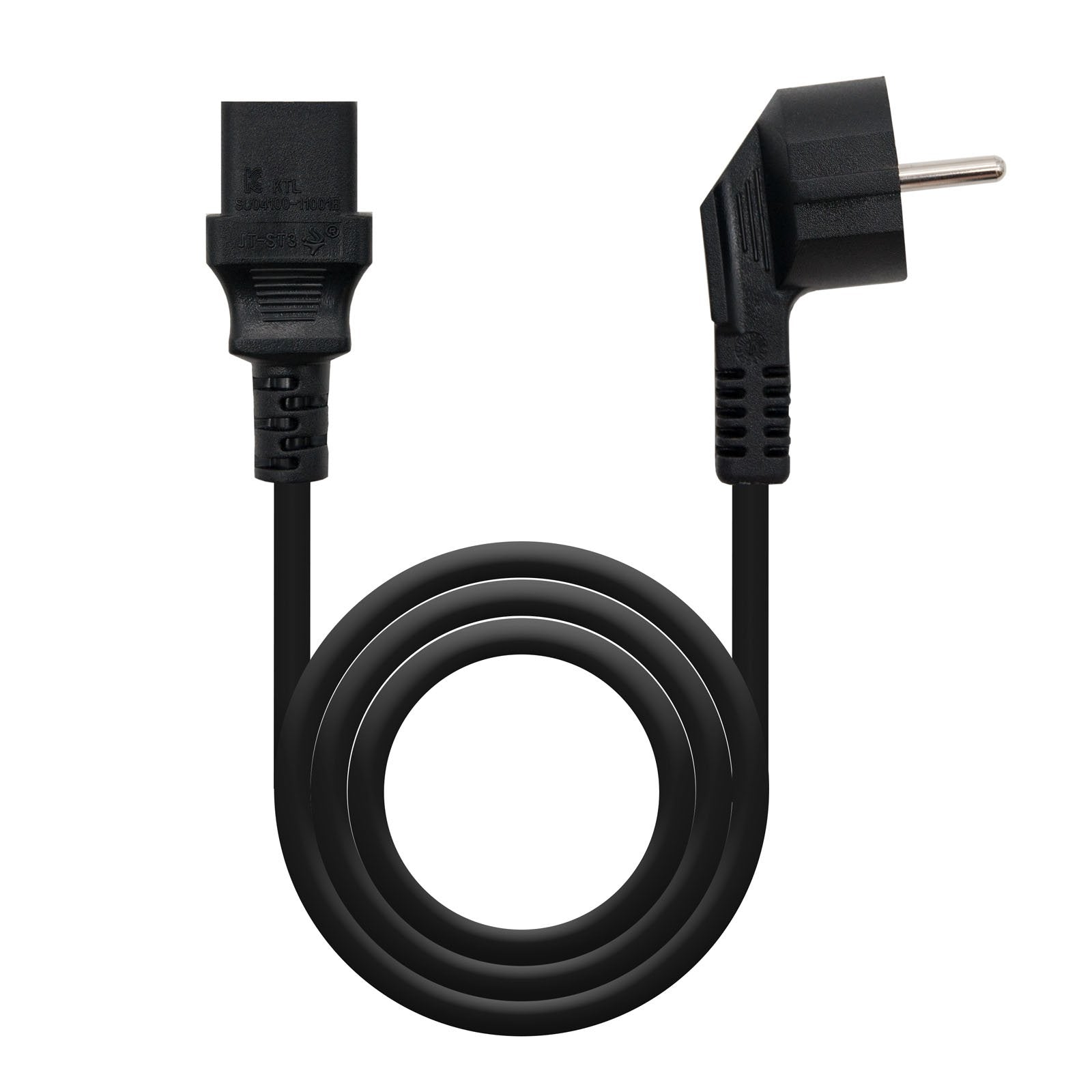 EAN 8433281006829 - Nanocable 10.22.0110 cable de transmisión Negro 10 m C13 acoplador CEE7/7 imagen 1