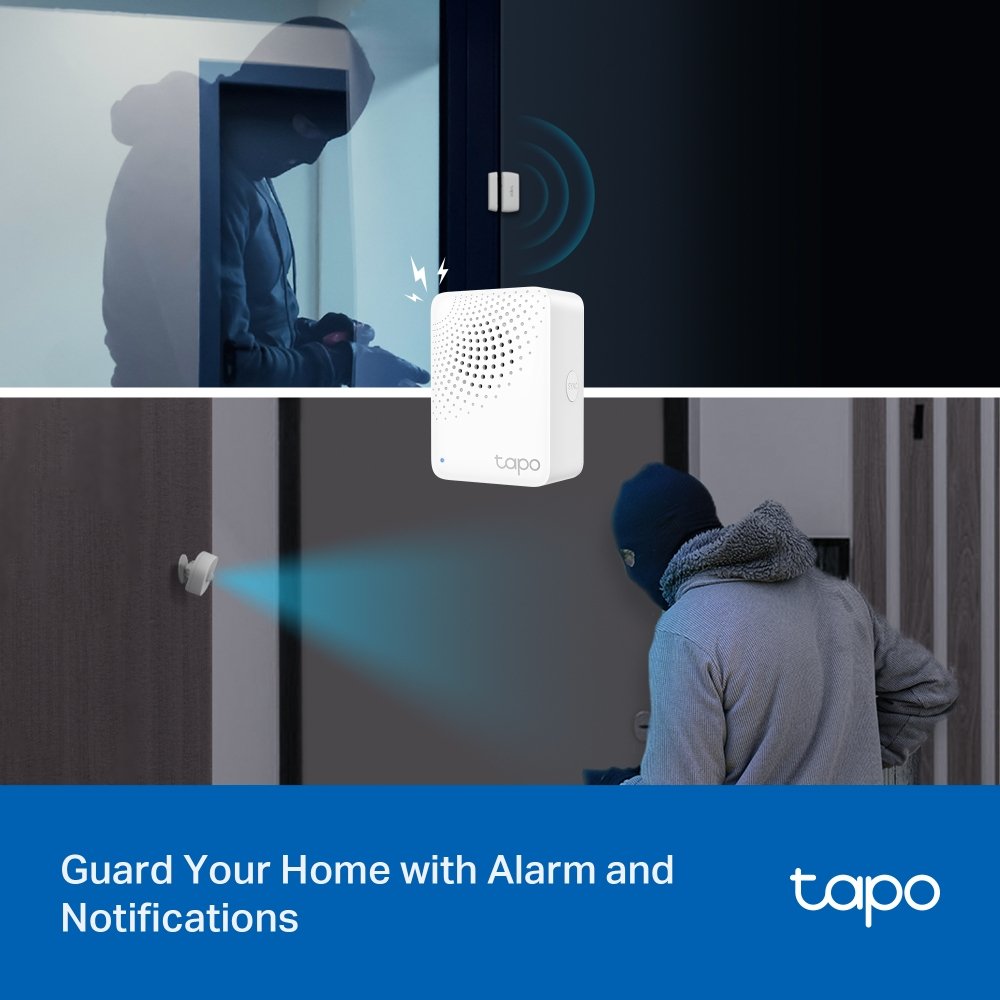 Kit De Sensores Inteligentes Tapo T30 Ventanas/Puertas Movimiento Y Hub Alarma