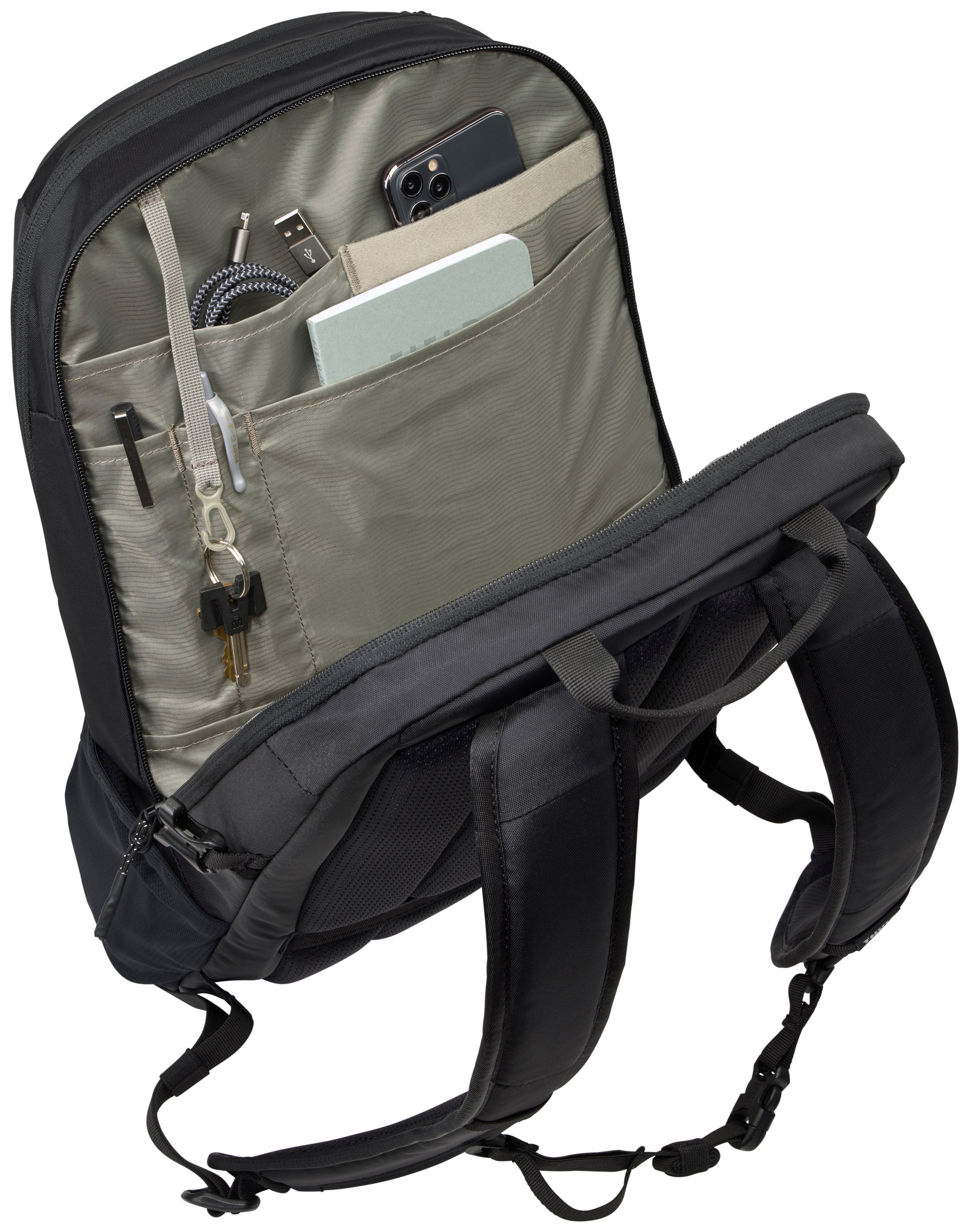 EAN 0085854253420 - Thule EnRoute TEBP4216 - Black mochila Mochila informal Negro Nylon imagen 6
