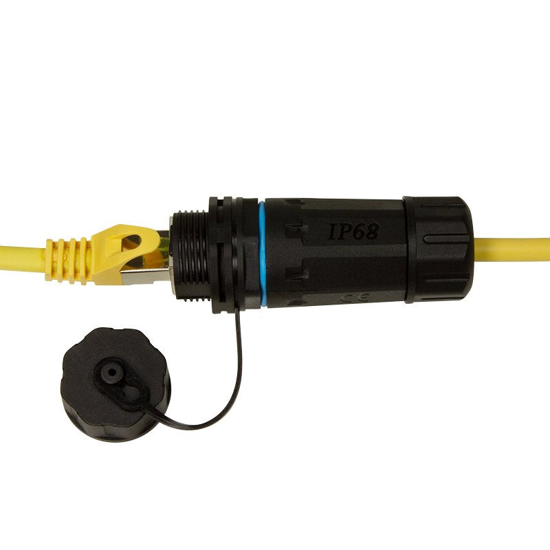 Cat.6a Industrial Tornillo-Empalme 2xrj45,M.Kabelmuf