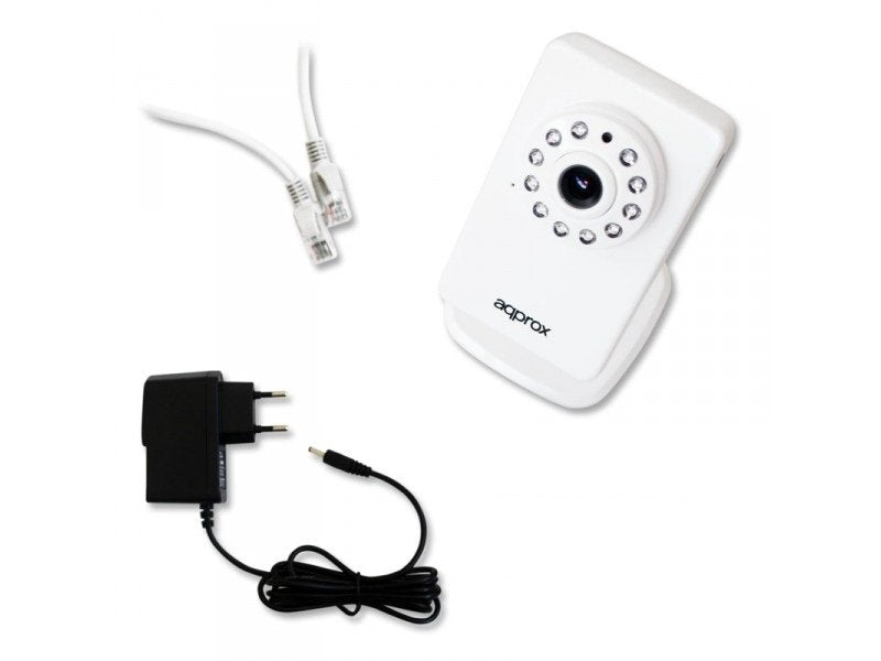 Approx Camara Ip Wifi Hd 640*480  2 Way Audio Vision Remota Microsd Hasta 32g Blanco
