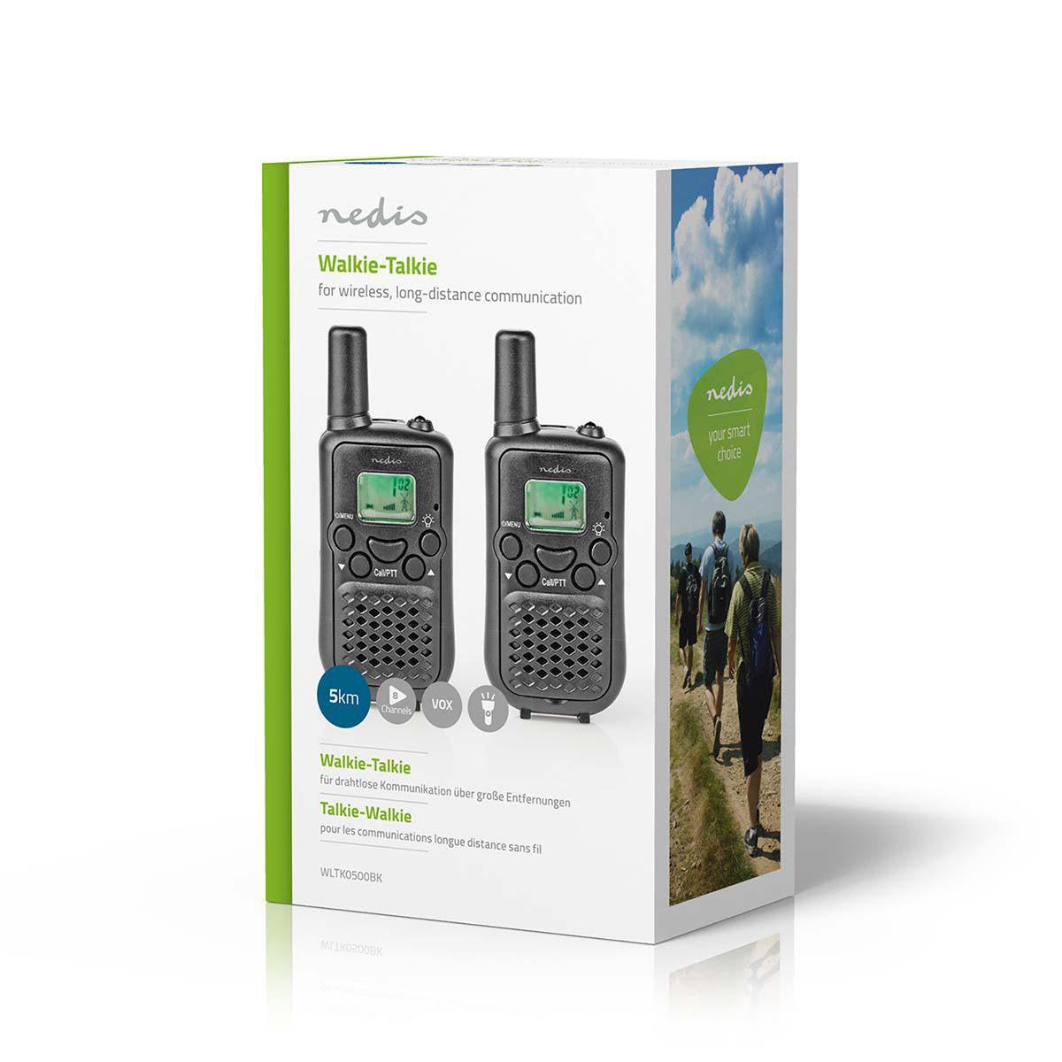 Nedis Wltk0500bk Twin Walkie-Talkie