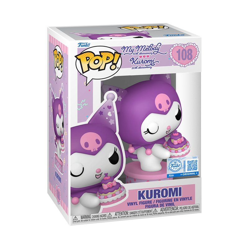 EAN 0889698871693 - FUNKO POP! Kuromi with Cake (20th Anniversary) imagen 3