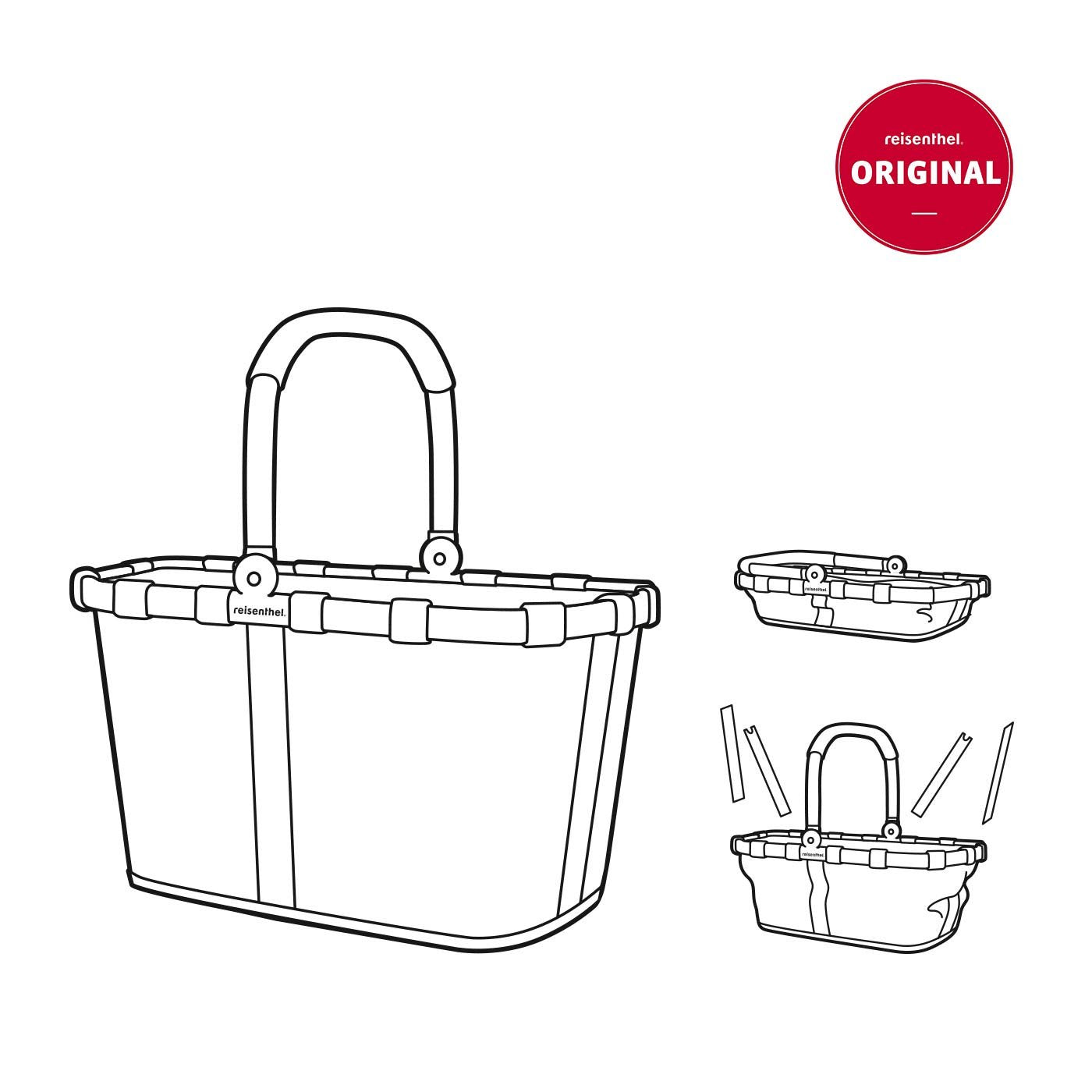 EAN 4012013586552 - Reisenthel BK7040 bolsa de compras Negro Cesta de la compra imagen 6