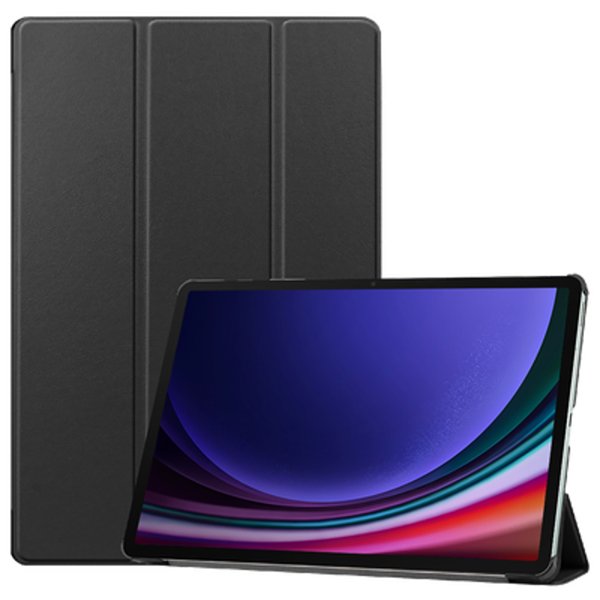 Funda Tablet Samsung Galaxy Tab S9/S9 Fe Smart Tri-Fold Negro Just In Case Compatible Samsung Galaxy Tab S9 - S9 Fe/ Activación-Reposo Automático/ Negro