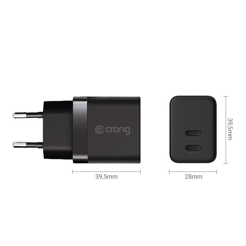 EAN 5904310702232 - Crong CRG-GNCC35-BLK cargador de dispositivo móvil Universal, Smartphone, Portátil, Netbook, Reloj inteli imagen 4