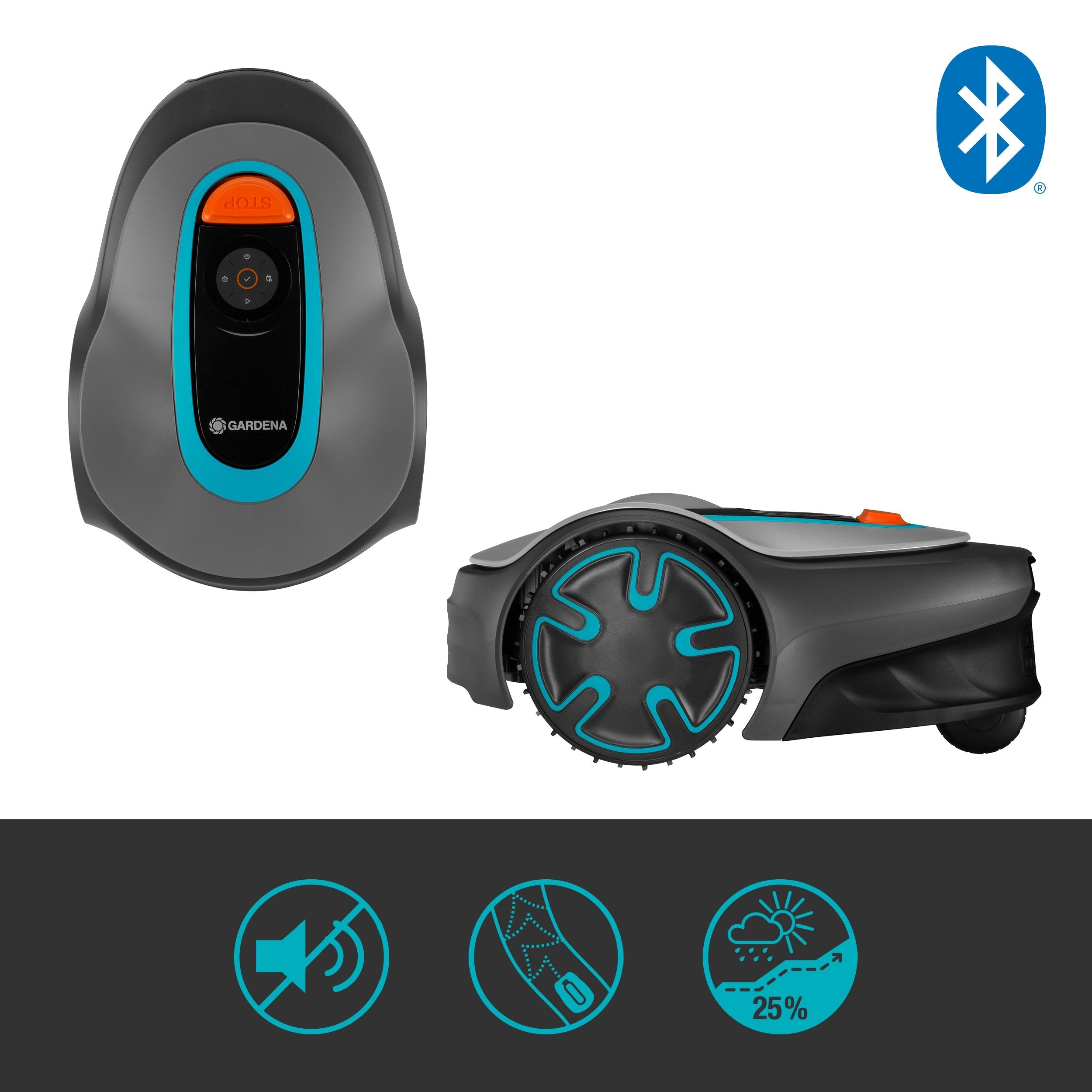 Robot Cortacésped Sileno Para Segar Jardines 15201-34 Gardena