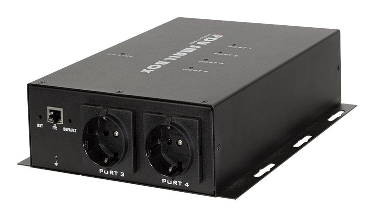 Logilink Pdu4s01 Unidad De Distribución De Energía (Pdu) 4 Salidas Ac Negro