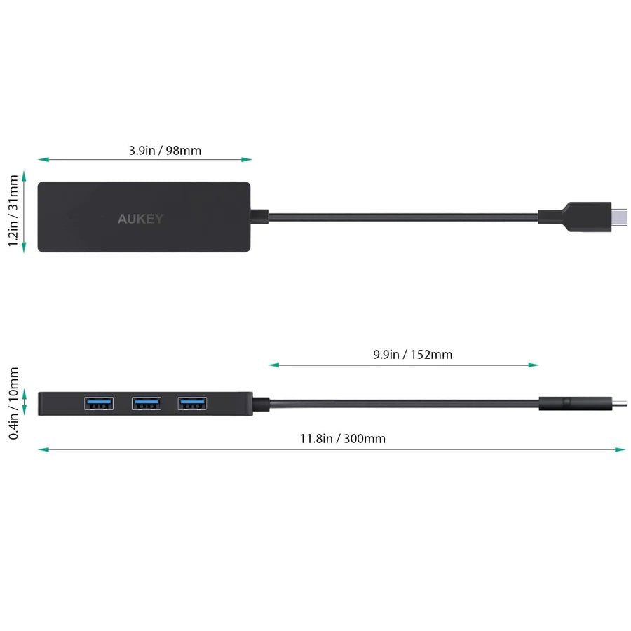 EAN 5902666662279 - AUKEY CBC64 Alámbrico USB 3.2 Gen 2 (3.1 Gen 2) Type-C Negro imagen 4