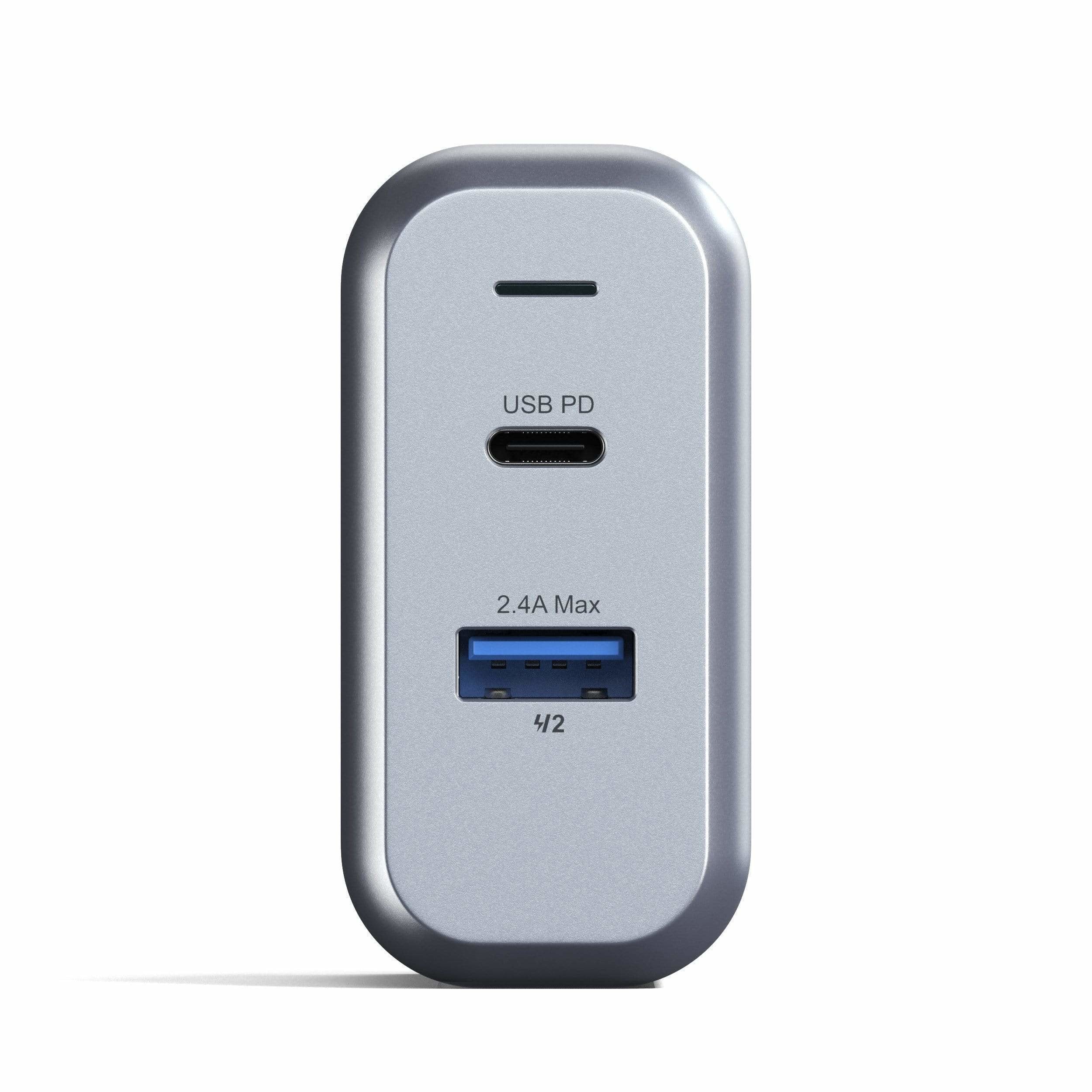 Satechi 30w Dual Port Wall Charger Space Gray