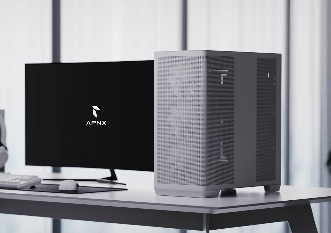 EAN 4711099479610 - APNX C1-R-WT-v1 Midi Tower Blanco imagen 4
