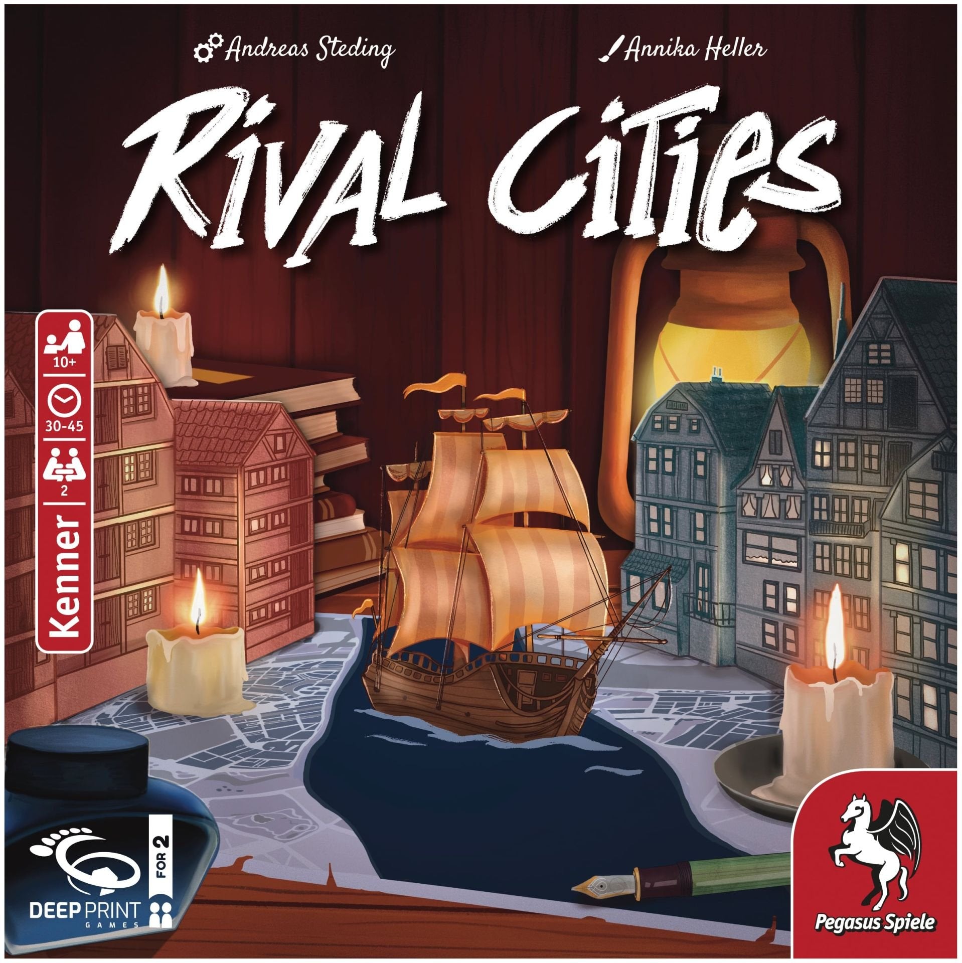 Pegasus Deep Pint Games Rival Cities 57823g