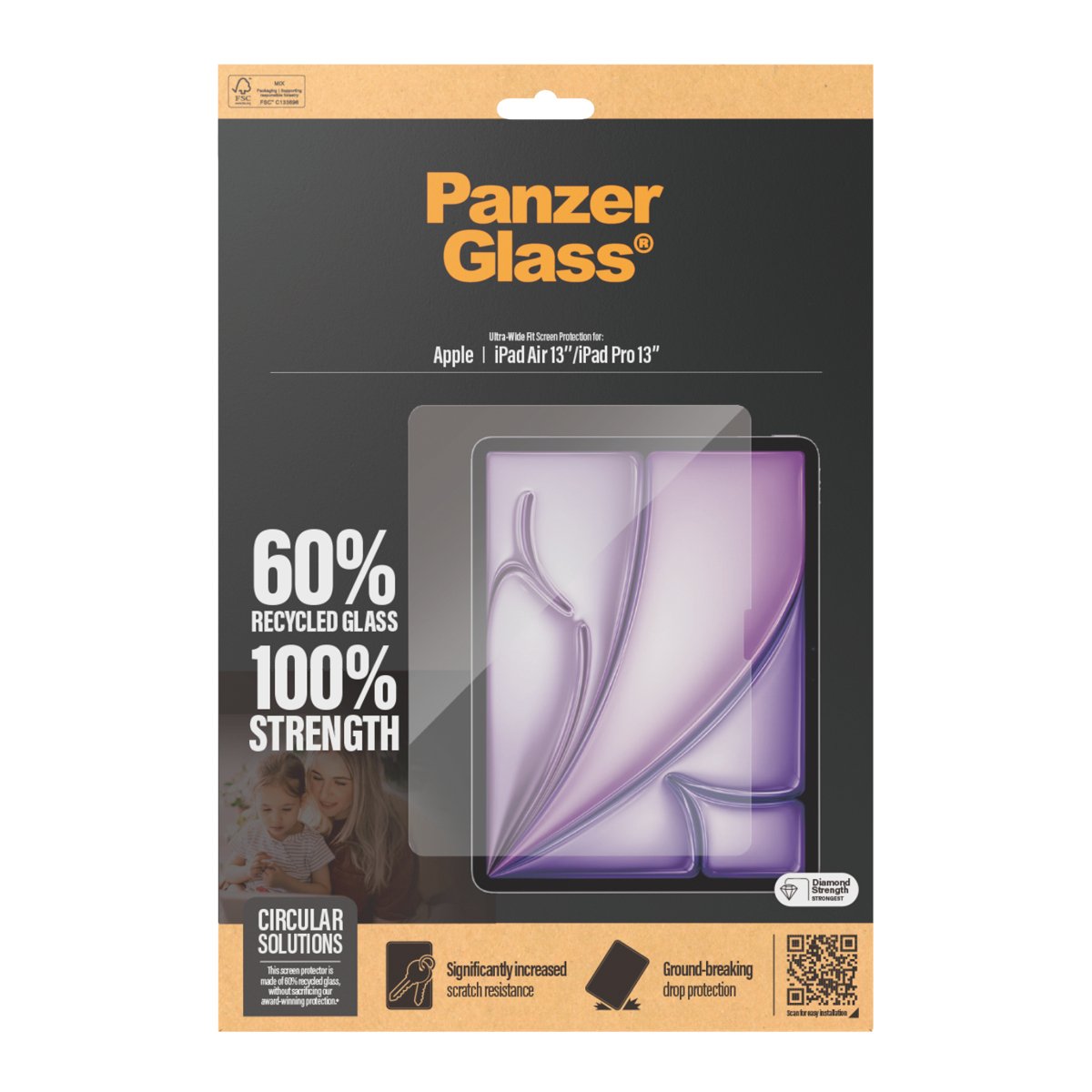 EAN 5711724028359 - PanzerGlass ® Screen Protector iPad Air 13'' (2024-2026) | iPad Pro 13'' (2024-2025) | Ultra-Wide Fit Pro imagen 3