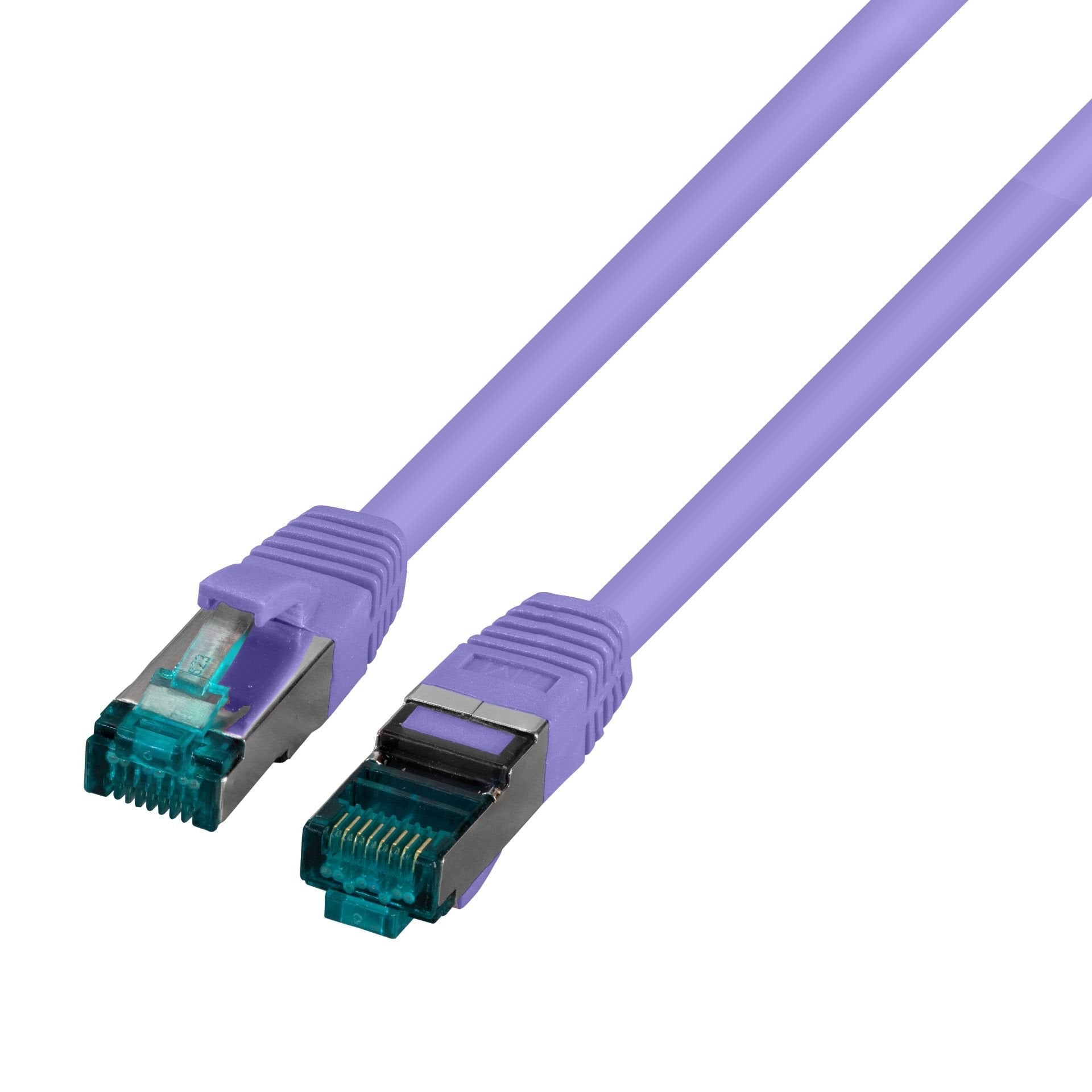 Efb Rj45 Cable De Red S Ftp Cat6a Lszh Violett Laenge 0,25m 4x2xawg27 7 Nach Tia Eia568b Geschirmt Uebertragungsstandards 10gbit