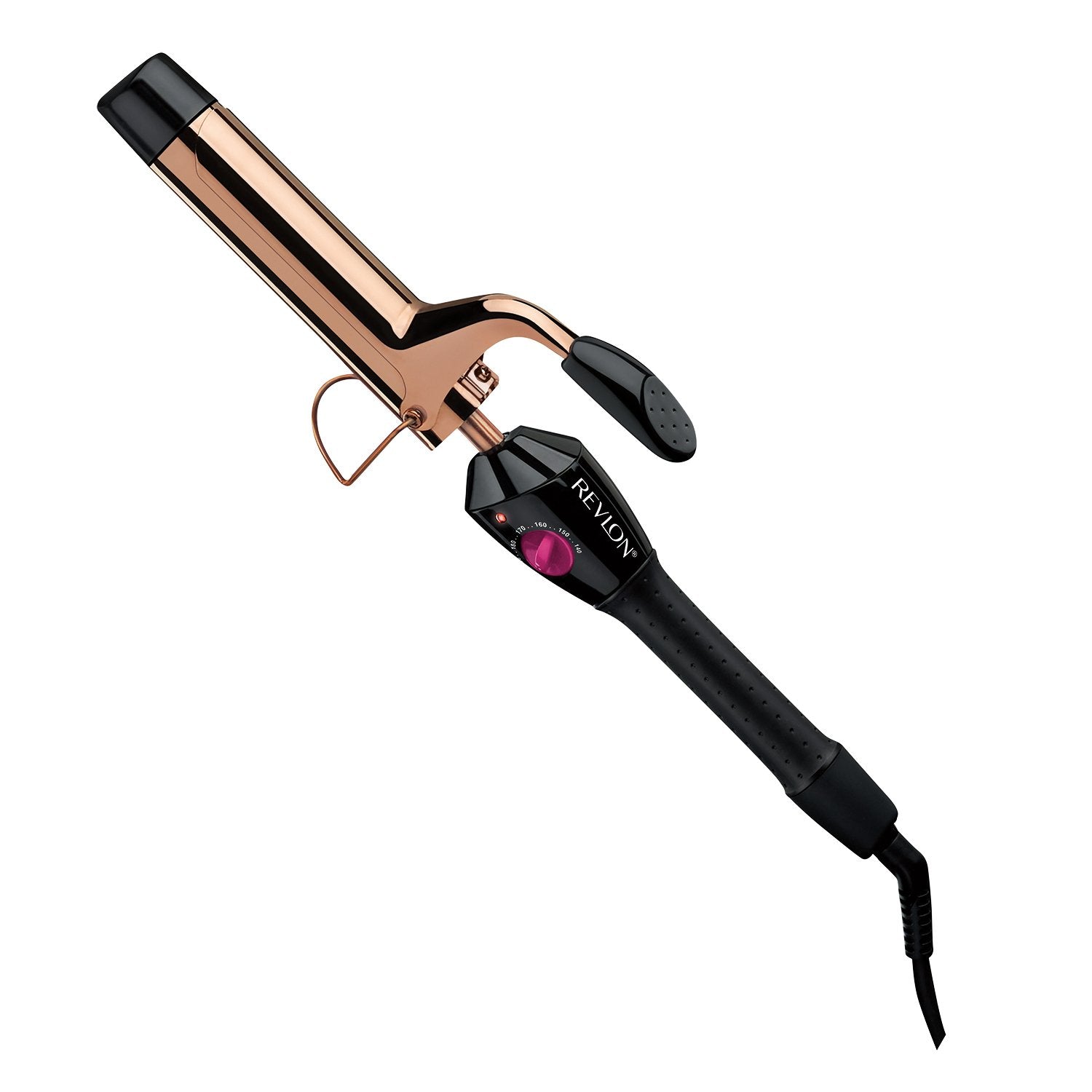 EAN 0761318111597 - Revlon RVIR1159E Utensilio de peinado Rizador de pelo Caliente Negro, Oro rosa imagen 2